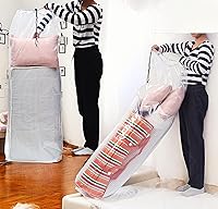 Vista 5 de Bolsas de plástico grandes multiusos con cordón para guardar la bolsa de golf, colchón de picnic bueno para organizar el hogar, juego reutilizable