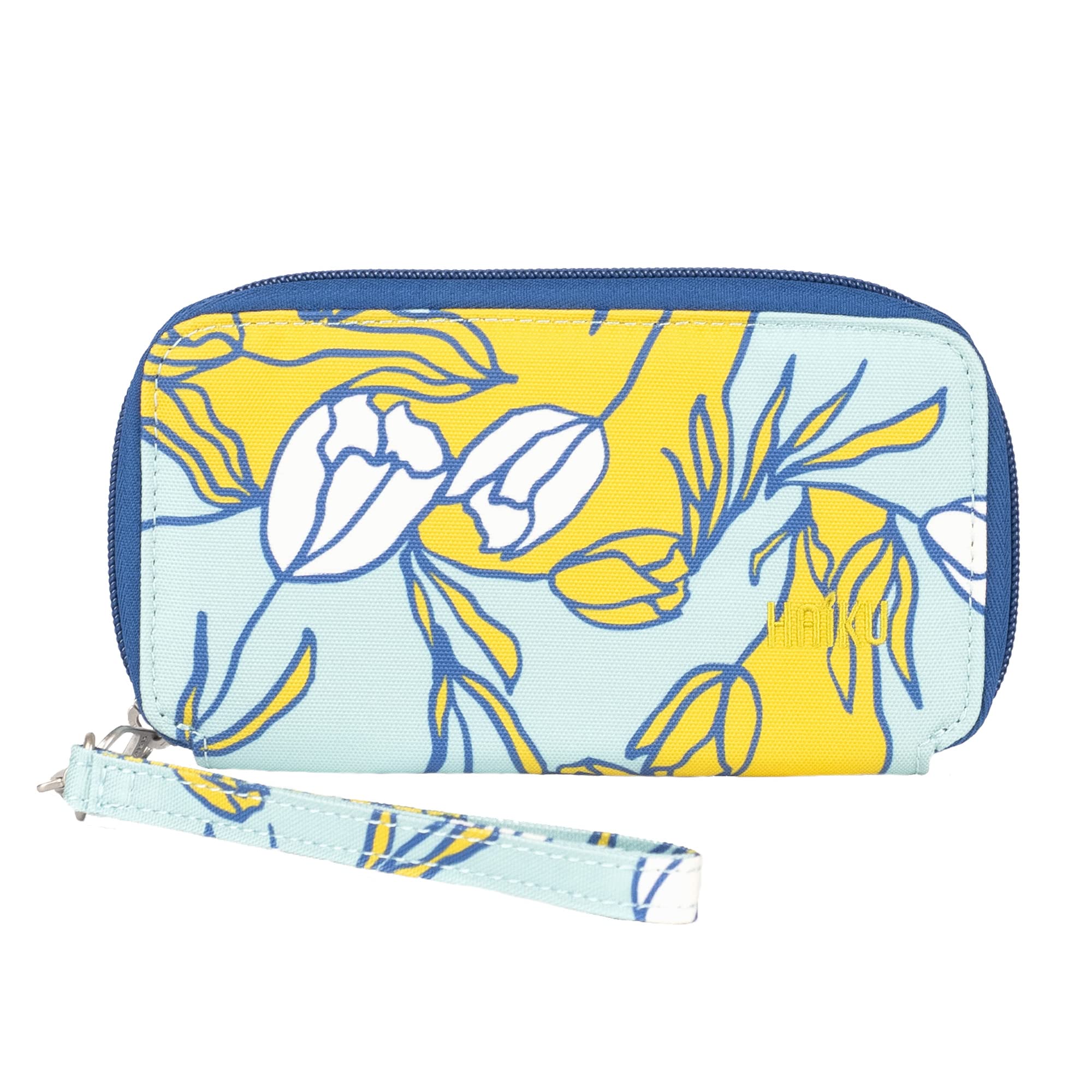 HAIKU Intrepid Wristlet, Clutch Wallet, Zip Around RFID-Blocking Credit Card and ID Holder, Hand Purse