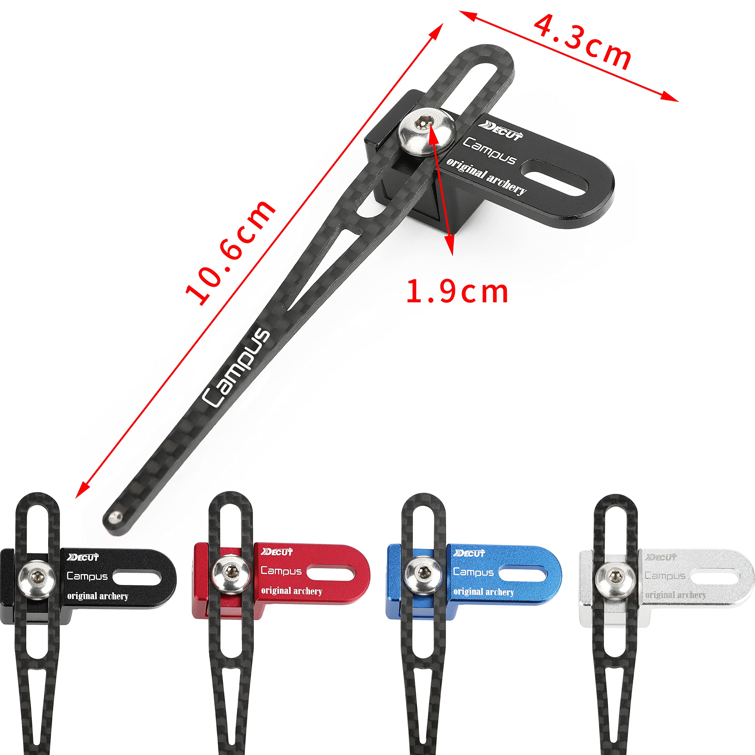 wolfman Arco Recurvo Clicker Fibra de Carbono Clicker Signal Sheet Flecha Clicker Recordatorio Posicionamiento Clicker deFlechas para Arco Recurvo