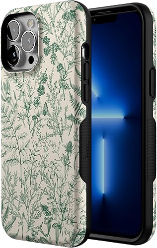 Miniatura 131 de Casely Funda para iPhone 13 Pro Max Jardín dorado Floral de girasol amarillo Compatible con MagSafe Diseño protector audaz Jardín Dorado