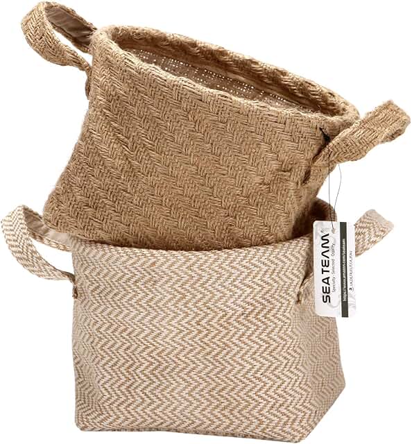 Amazon.es: cestos mimbre decoración