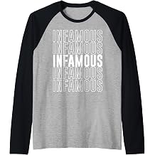 Infamous Raglan Baseball Tee