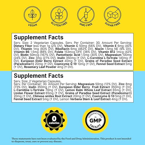 Miniatura 2 de ColonBroom - Suplementos para quemadores de día y noche, píldoras de control de peso (60 porciones) + polvo de proteína de colágeno de ciclo