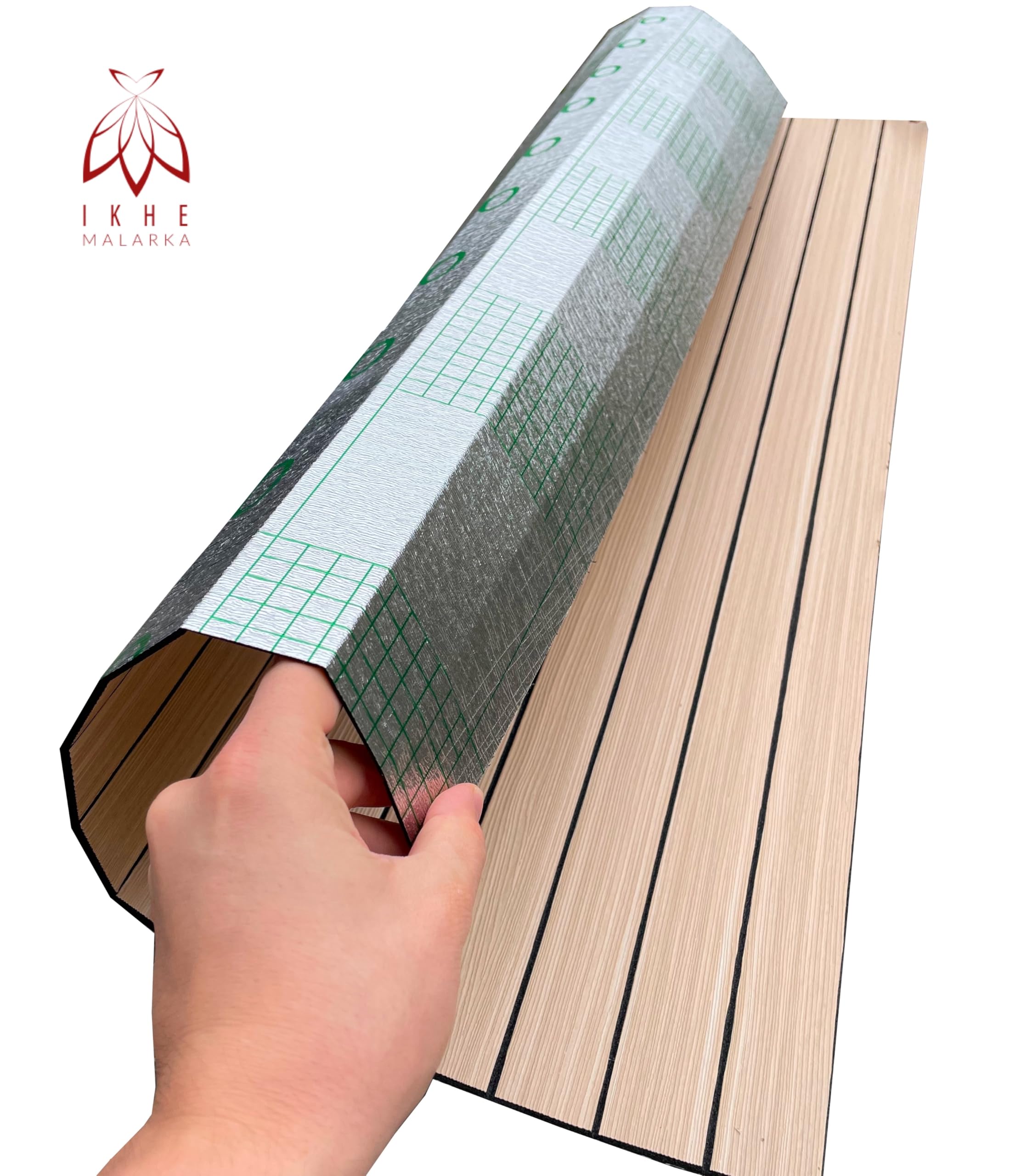 3 m², 5 paneles de pared de 100 x 60 cm, autoadhesivos, 5 unidades de PVC + espuma de polietileno de 2,8 mm, aspecto de madera, panel decorativo 3D para salón, dormitorio, baño, lavable y resistente