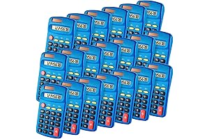 20 Pieces Bulk Solar Calculator for Students Kids
