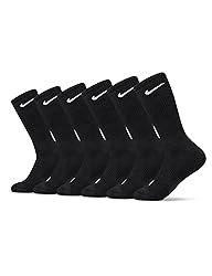 Nike Unisex Adult Everyday Cushioned Training Crew Socks (6 Pairs)