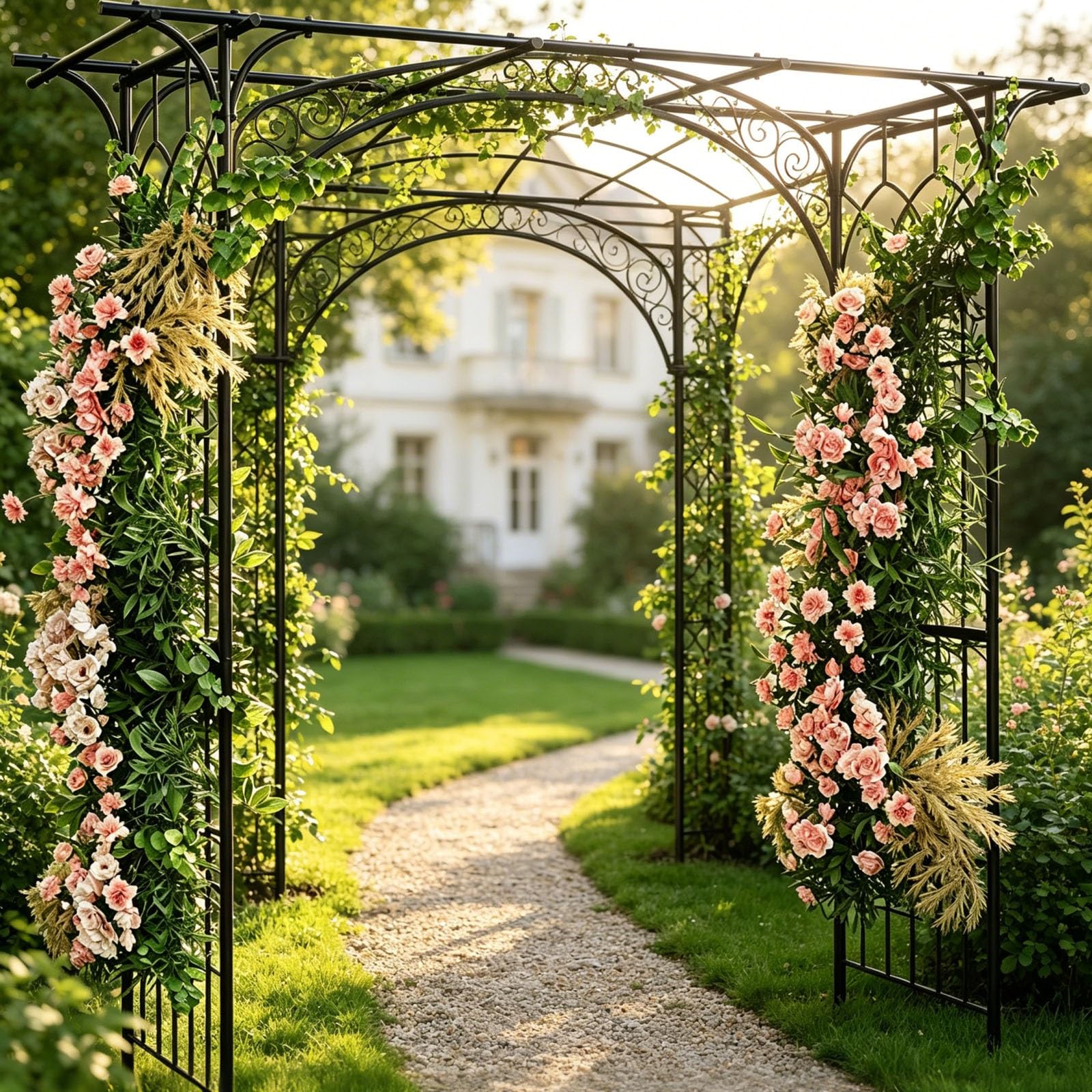 Solidna Pergola Ogrodowa/Kratka Dla Pnączy – Idealna Do Ogrodu, Na Przyjęcia I Wesela