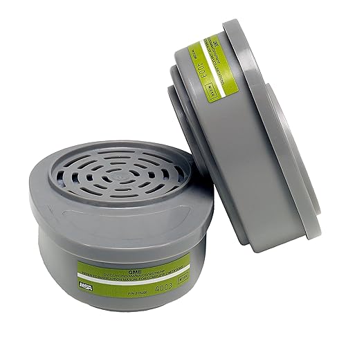 MSA 815359 Cartucho respirador Advantage - Multigas (GME CL, SD, CD, HC, HS, AM, MA, FM, HF), Cantidad 2 por paquete, cartucho respirador