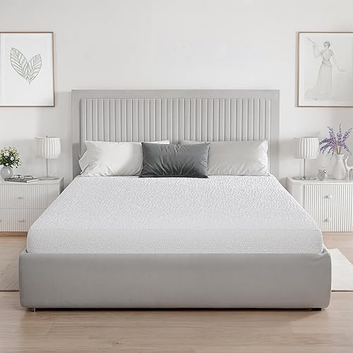 Miniatura 2 de PAULATO BY GA.I.CO Protector de colchón impermeable  Funda de colchón para cama tamaño Queen  Suave y silencioso, hipoalergénico lavable a máquina