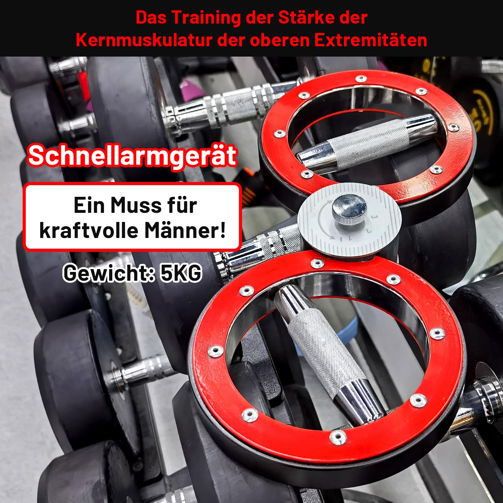 Armtrainingsrad | Handtrainer und Unterarmtrainer | Verstellbarer Armtrainer für Handgelenk, Schulter & Brust | Punch Speed Trainer und Kampfsportarmkraftgerät
