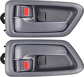 FAERSI 2PCS Gray Interior Door Handles Front Rear Driver Passenger for 1997-2001 Toyota Camry - OEM Direct Fit