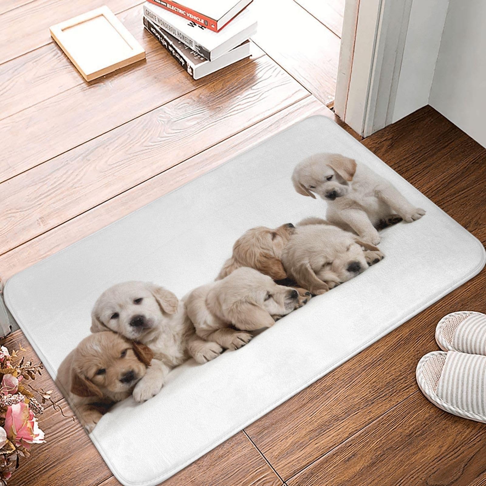 Amazon | ゴールデンレトリバー かわいい いぬ 犬 玄関マット 可愛い