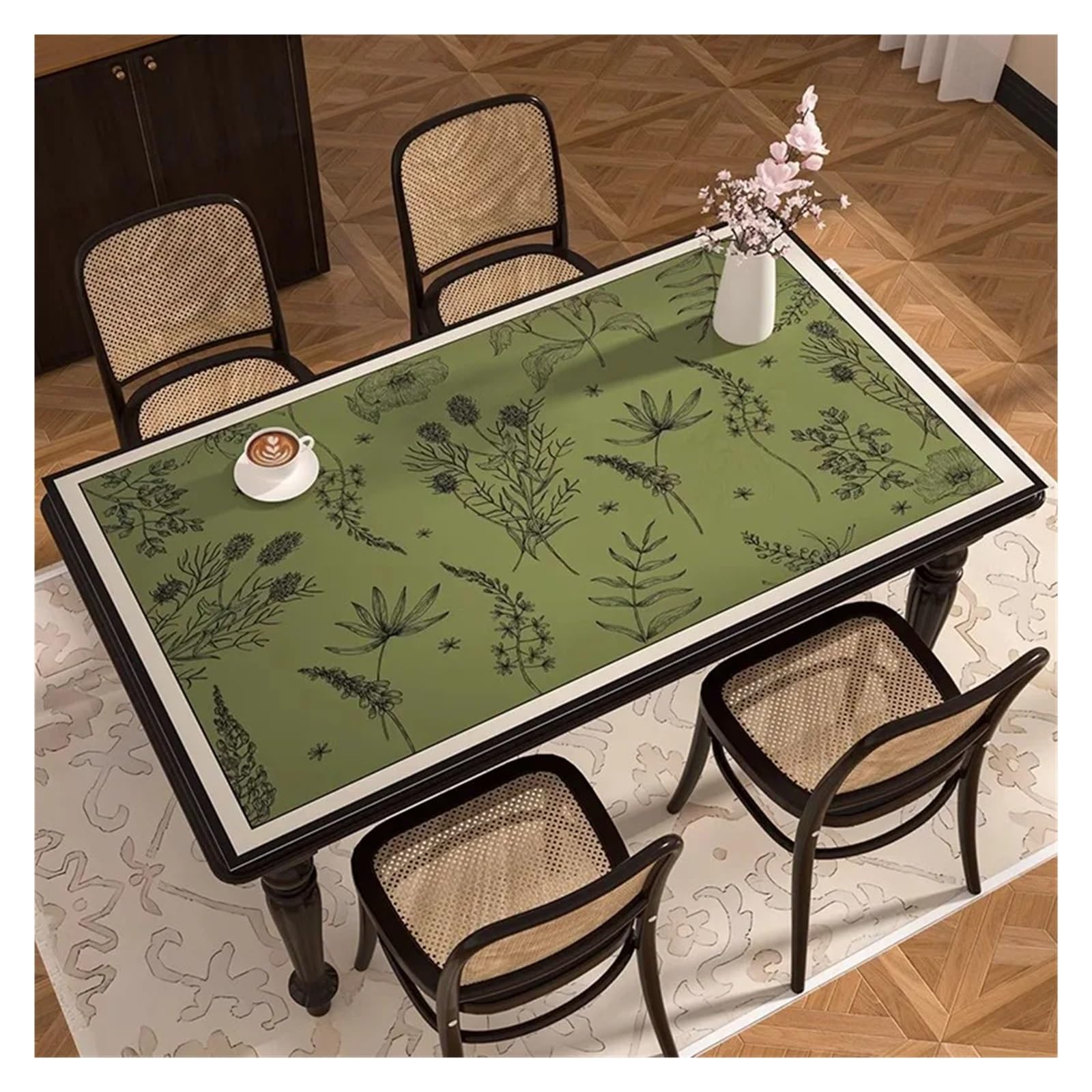 Tappetino da scrivania in pelle Tovaglia in pelle Feelings No-Wa, impermeabile, resistente al calore, ignifuga, protezione for la superficie del tavolo da tè(Color 1,80 * 140cm)
