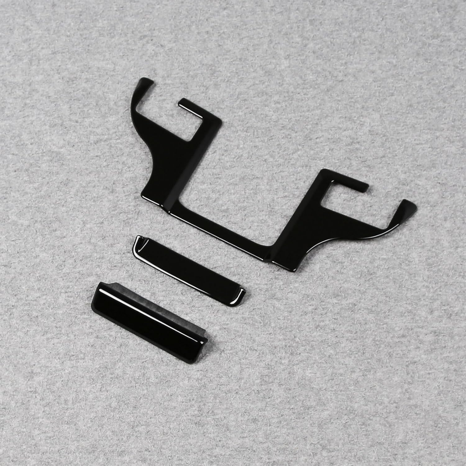 Beautost Fit for Toyota Grand Highlander 2024 2025 2026 Interior Armrest Box Switch Panel Cover Trim (Piano Black)