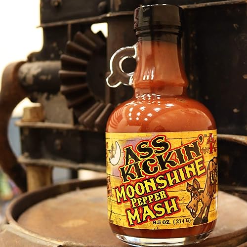 Miniatura 7 de KICKIN' Moonshine - Puré de salsa picante de pimienta jalapeño, 9.5 onzas, prueba si te atreves. Regalo gourmet perfecto para el ventilador de salsa