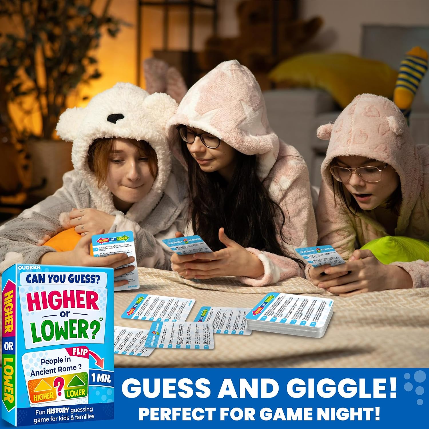 Quokka History Trivia & Higher or Lower History Bundle – Kids & Family Game Set image 3