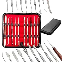 Vista 6 de Juego de herramientas de tallado de cera de alta calidad, herramientas de escultura de cera y arcilla de acero inoxidable, herramientas