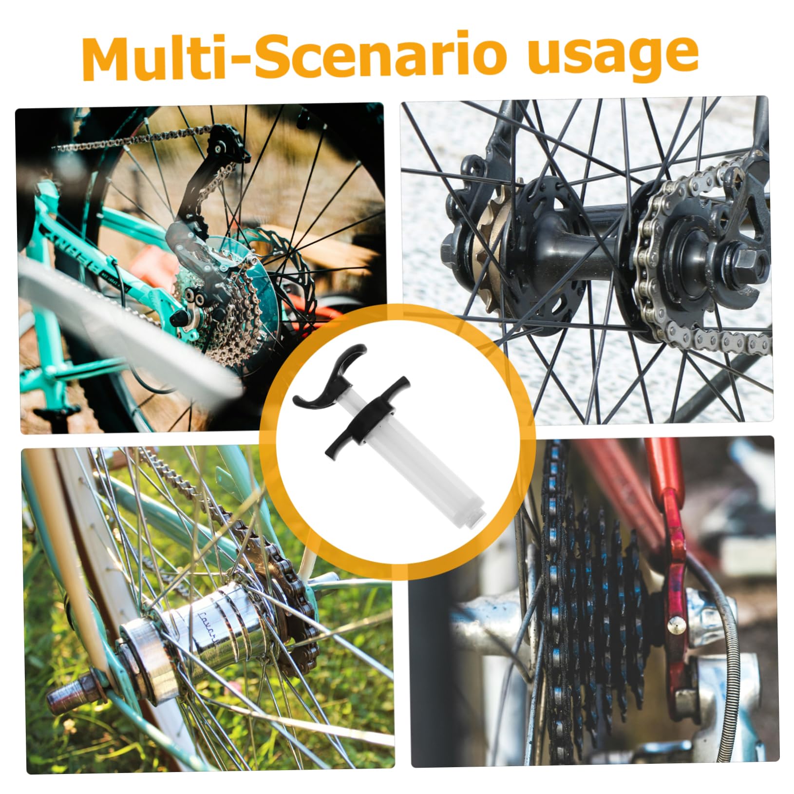 Herramienta De Lubricación De Frenos De Disco Kit De Purga De Aceite Mineral para Bicicletas Herramienta para Llenar Frenos Taller De Bicicletas Material Resistente