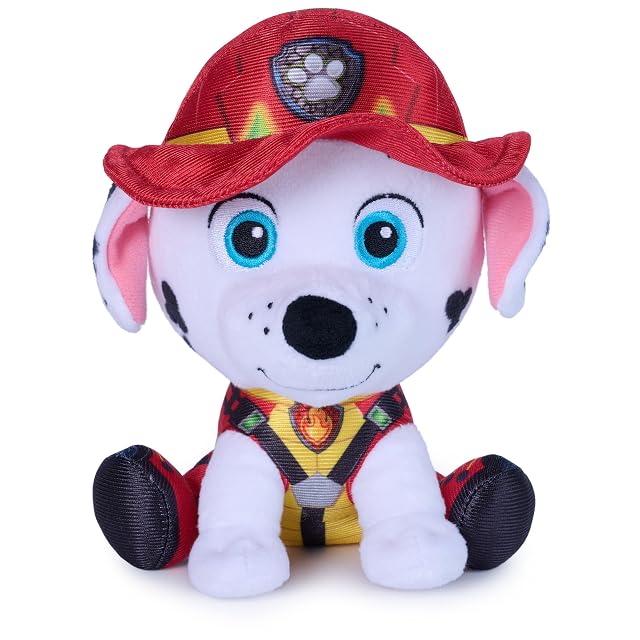 Paw Patrol GUND, The Dino Movie, Peluche de Juguete de Marshall con Licencia Oficial