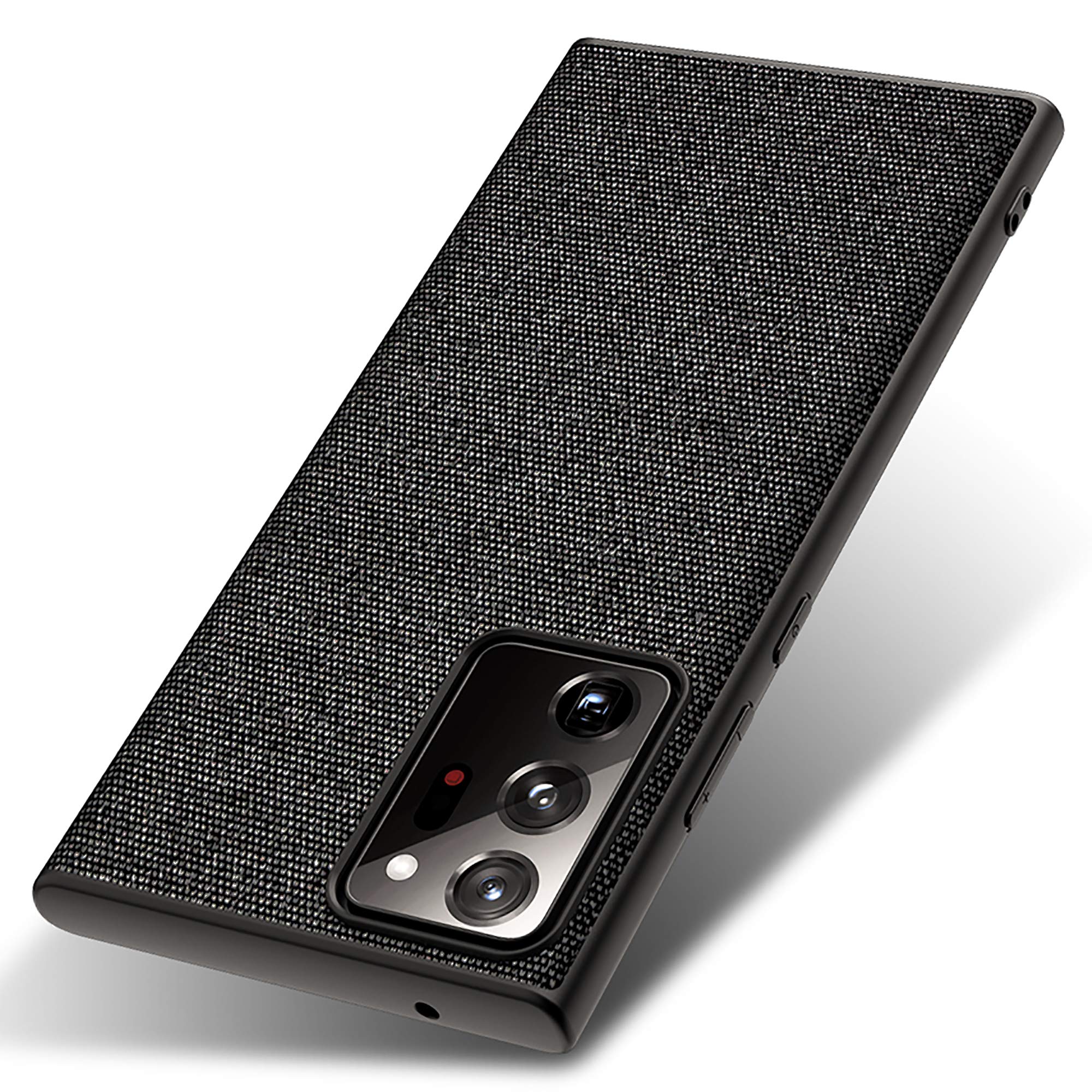 KAPA Polycarbonate Soft Full Fabric Protective Back Case Cover for Samsung Galaxy Note 20 Ultra (Black) (B08KRQ55ND) Amazon Price History, Amazon Price Tracker