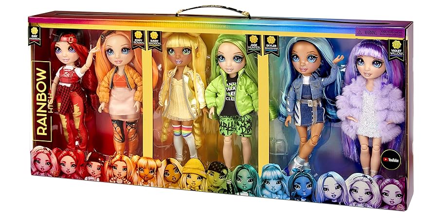 レインボー:RAINBOW/Super  Best Rainbow High Original Lalki Modowe w 6-częściowej Kolekcji 1