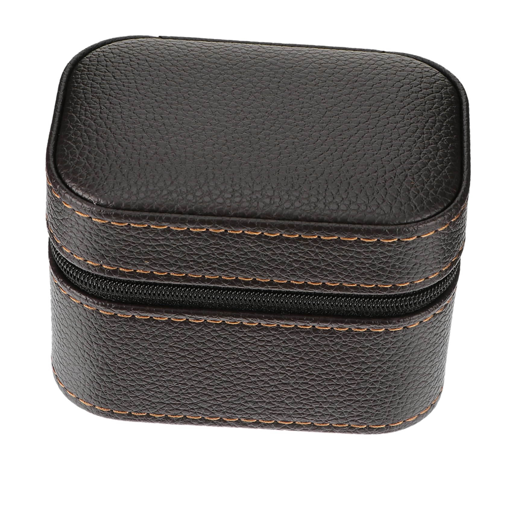 1pezzi Scatola Per Orologio Portatile Cerniera Scatola Porta Orologi in Pelle Organizzatore Per Orologi Da Viaggio Toeletta