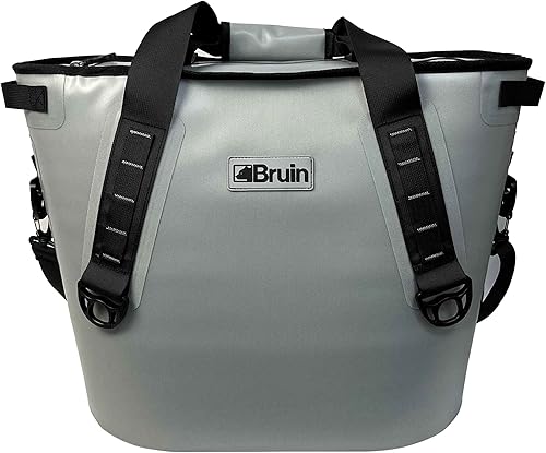 Bruin Outdoors 30 Can Hopper Style Soft Pack Cooler - Gris pizarra