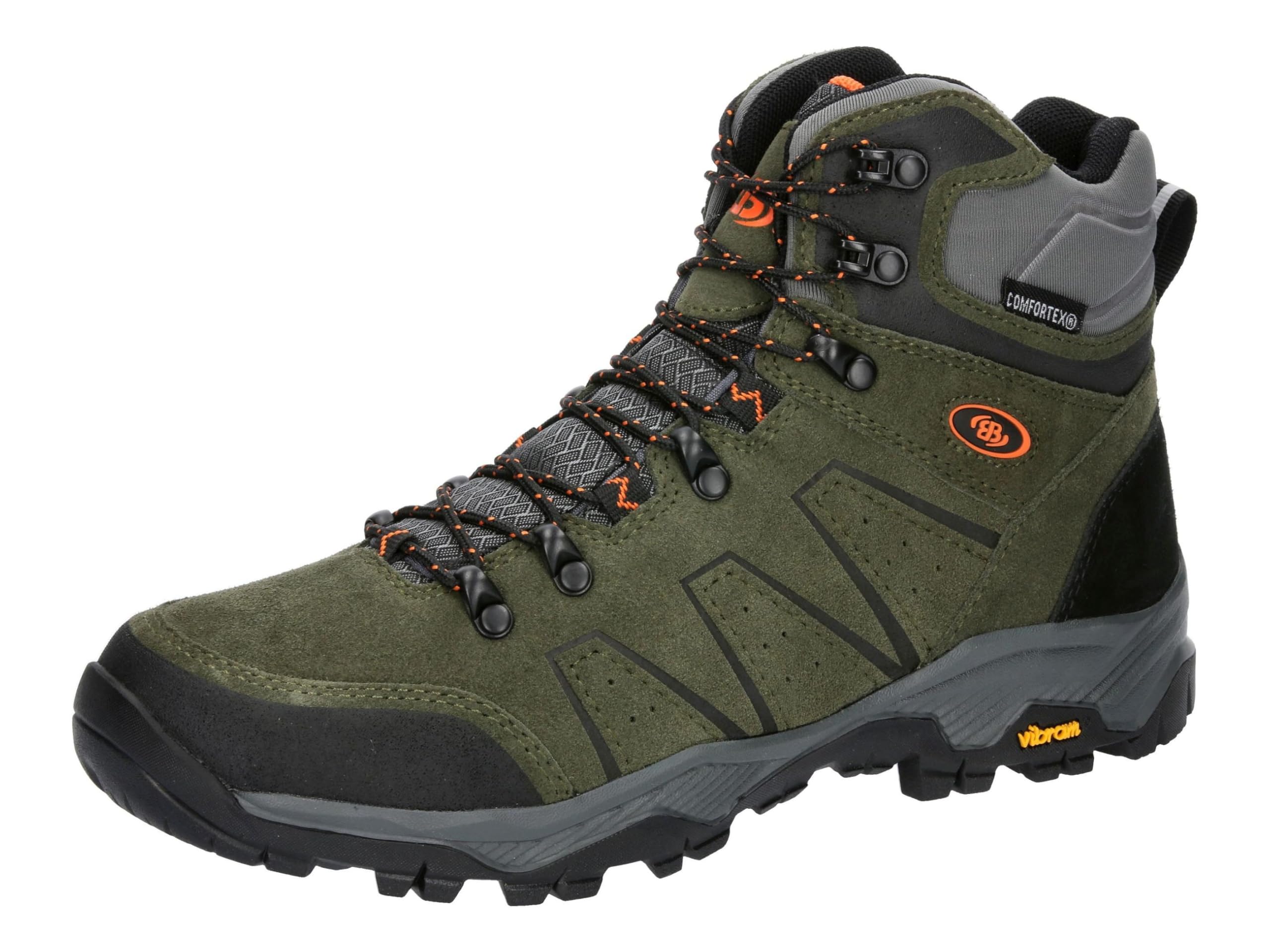 Brütting Men's Mount Princeton Trekking Boots, Olive Orange, 5 UK