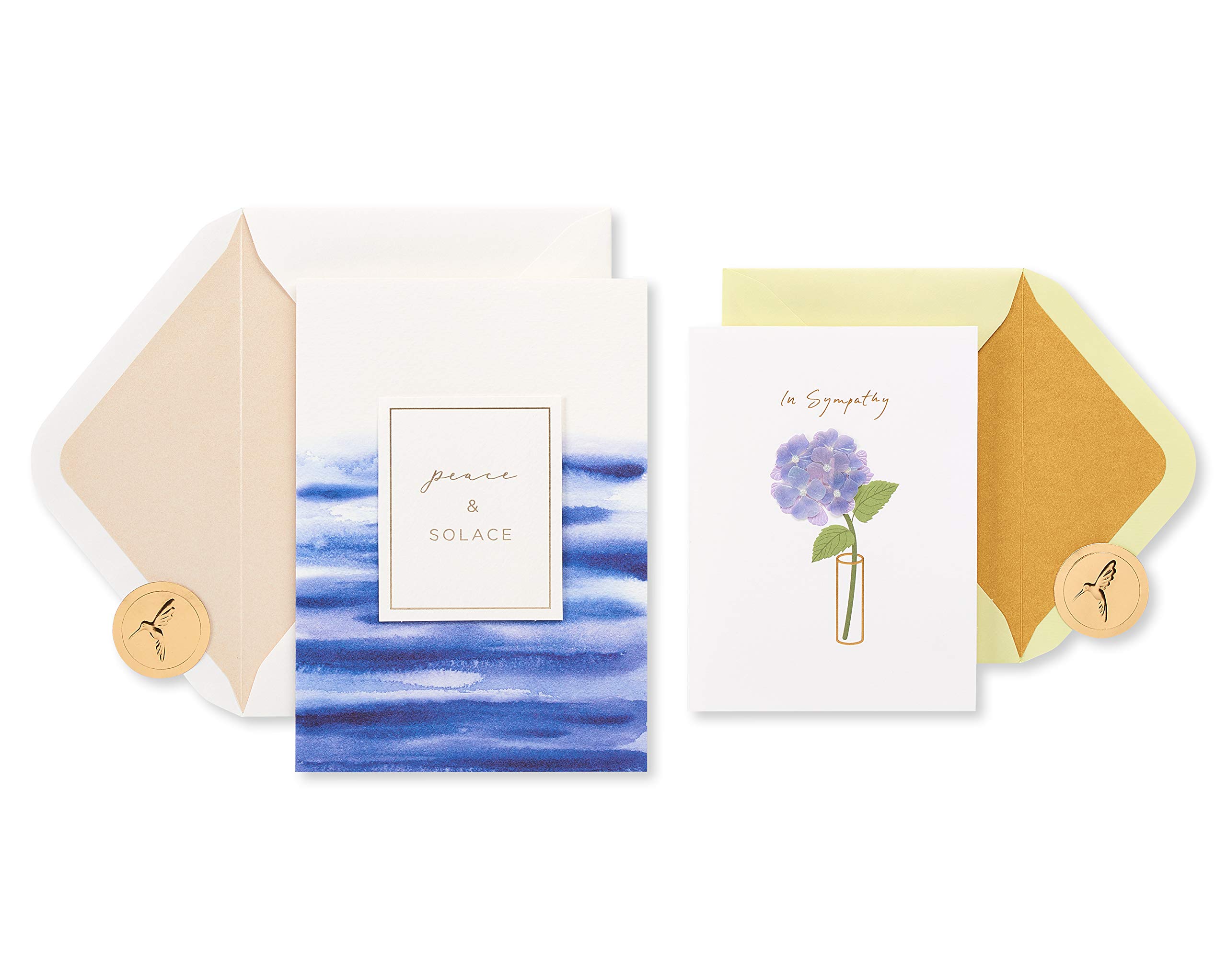 Papyrus Zarflı, Vazo ve Barış Sempati Kartları (2 Adet)