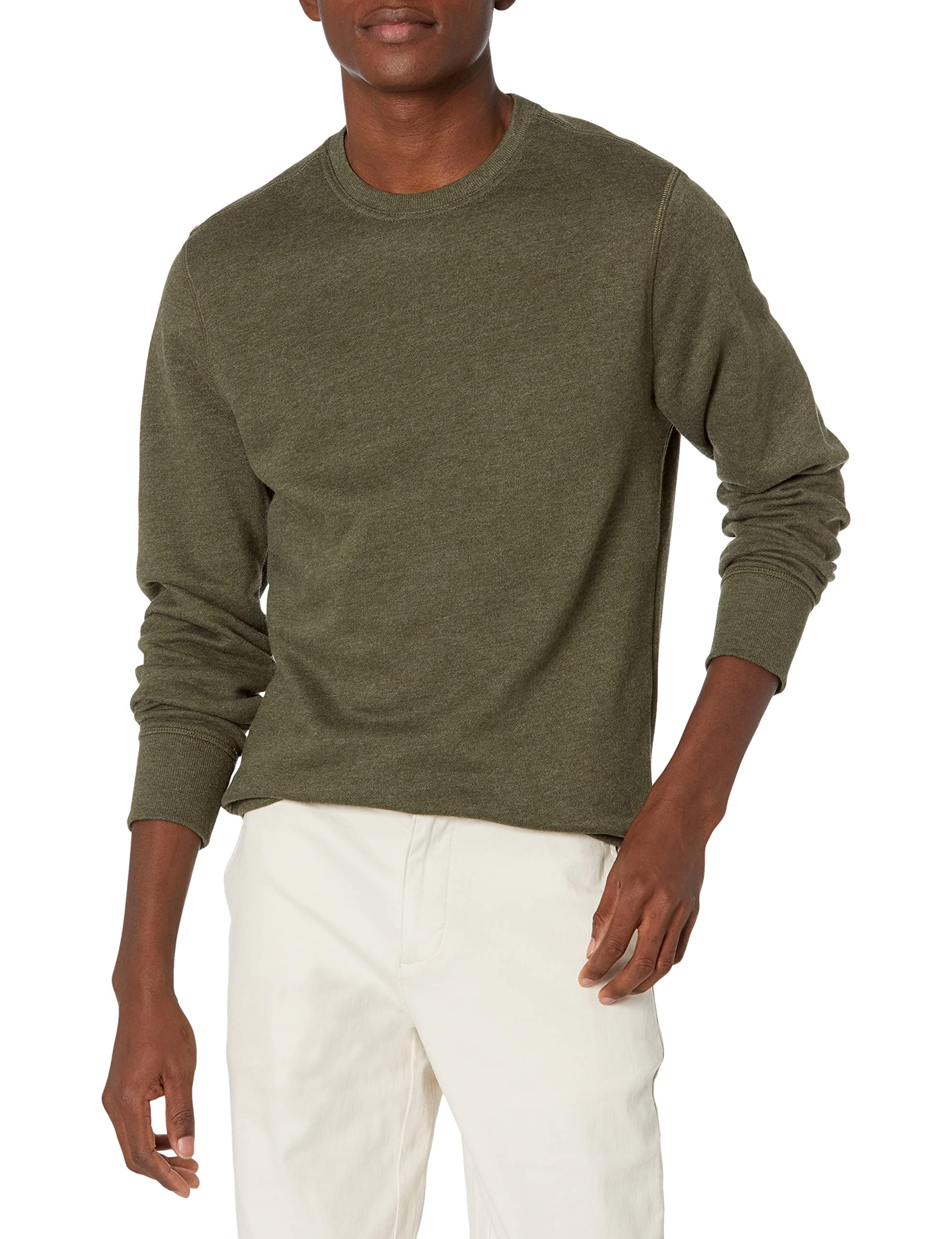 Amazon Essentials Felpa Girocollo in Pile (Disponibile nelle Taglie Big & Tall) Uomo