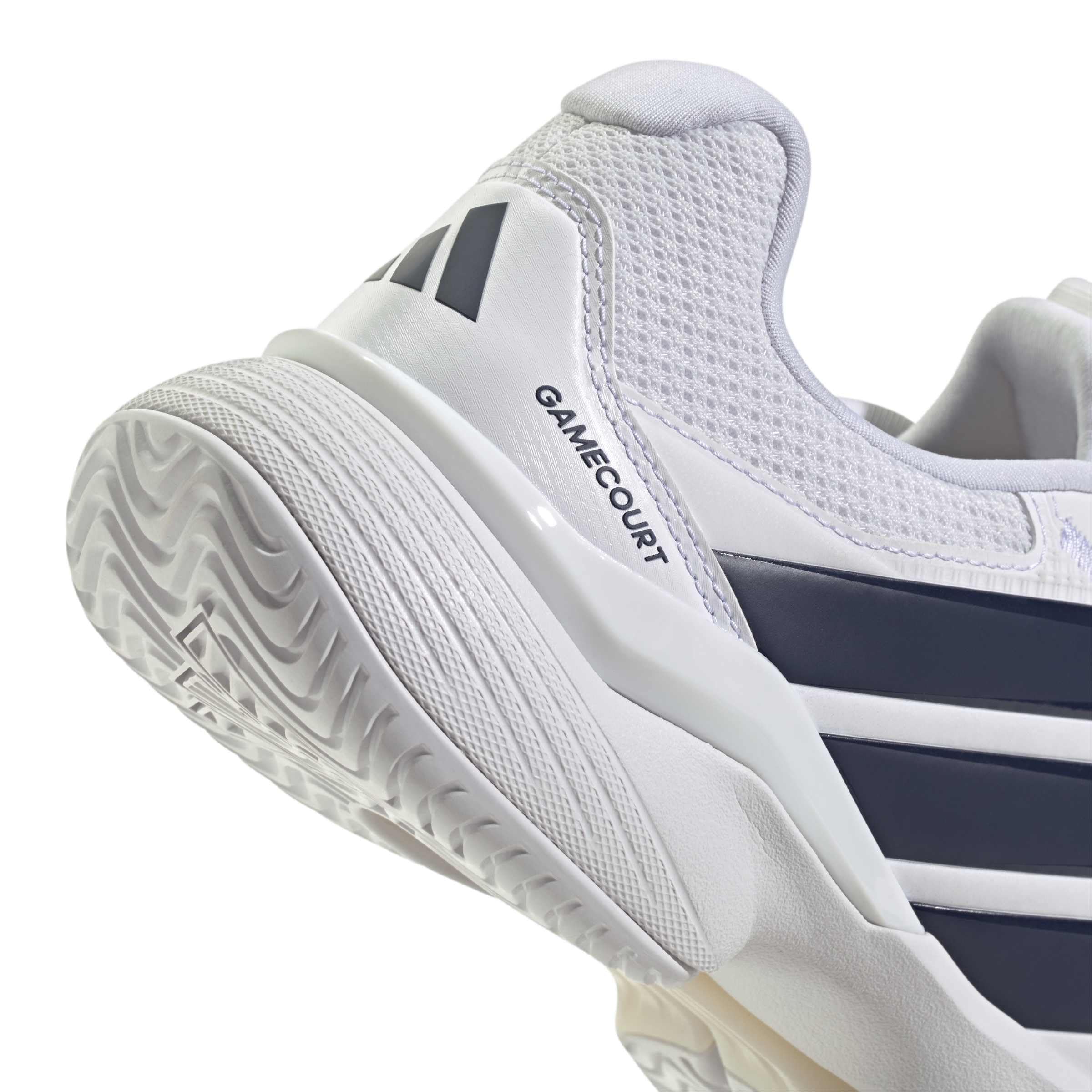adidas Mezczyzni Gamecourt 3 Tennis Shoes, ftwr white/dark blue/core black, 42 2/3 EU