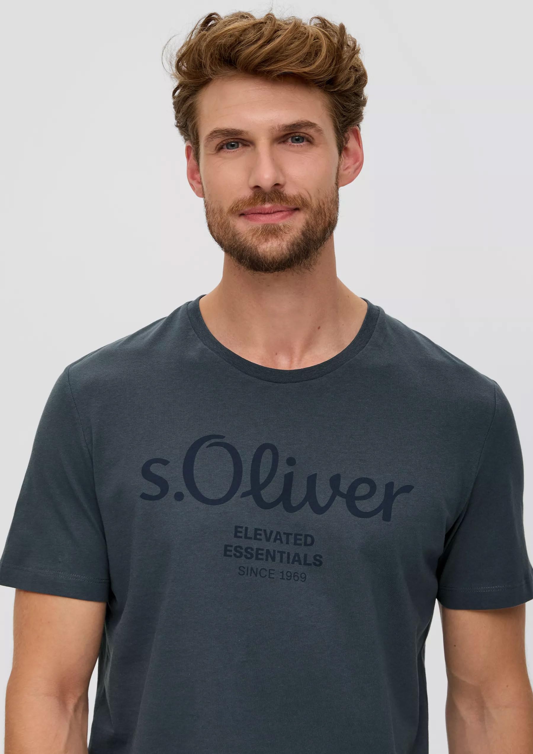 s.Oliver Herren T-Shirt mit Logodruck (DE/NL/SE/PL – Bild 2