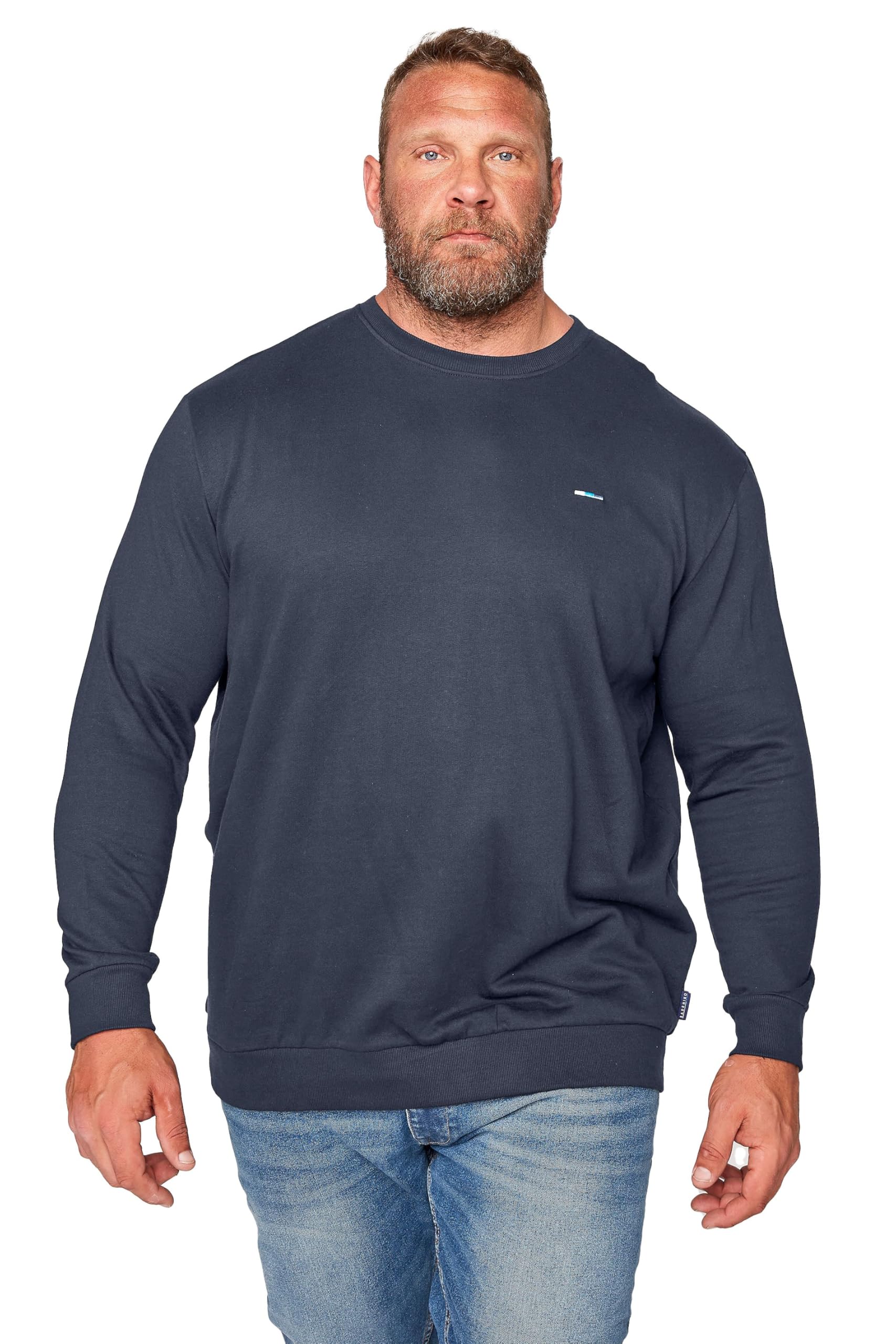 BadRhino Big & Tall Navy Sweatshirt - Men's - Plus Size Curve
