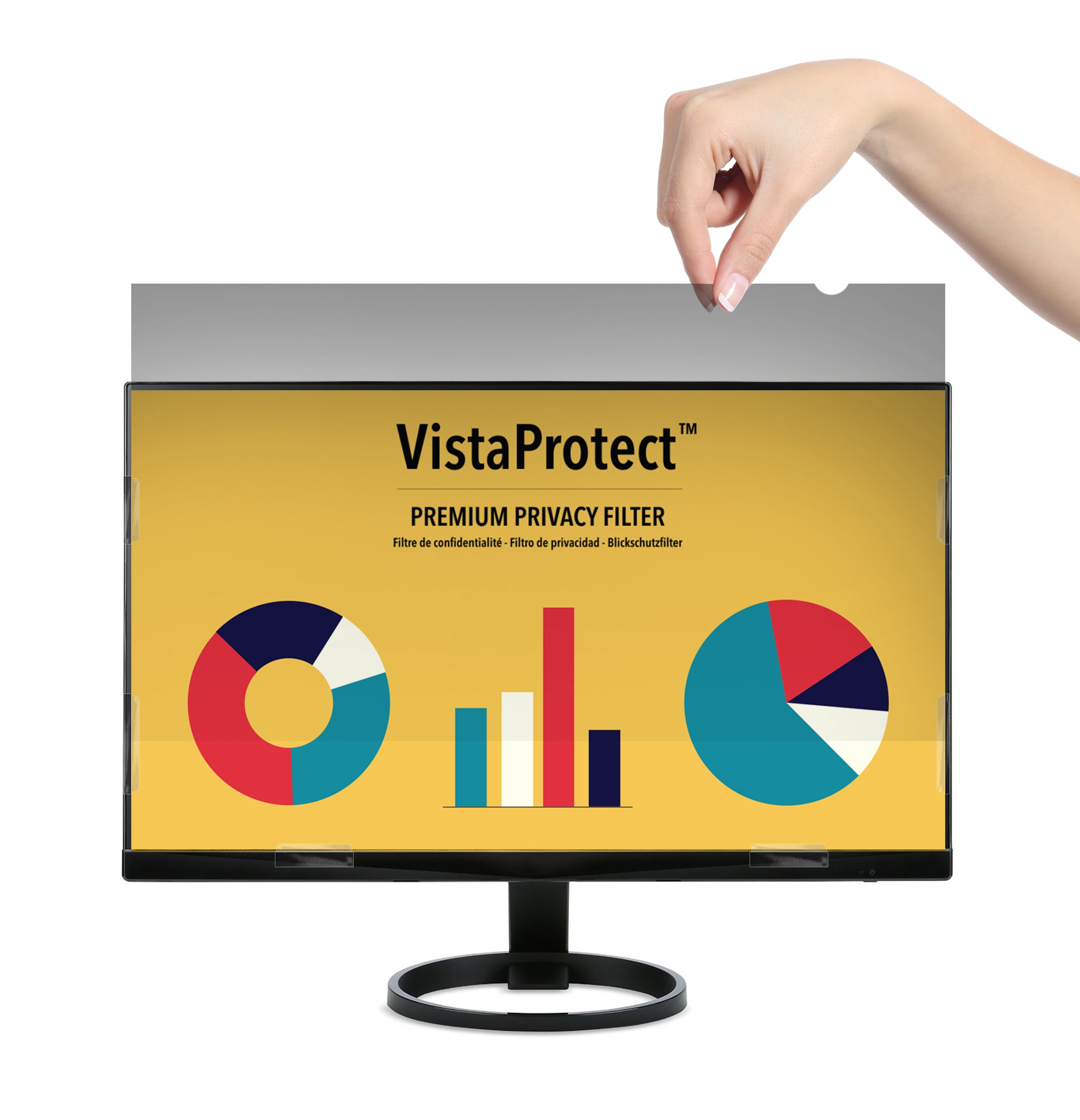 Buy VistaProtect Premium Privacy Screen Filter & Protector Computer