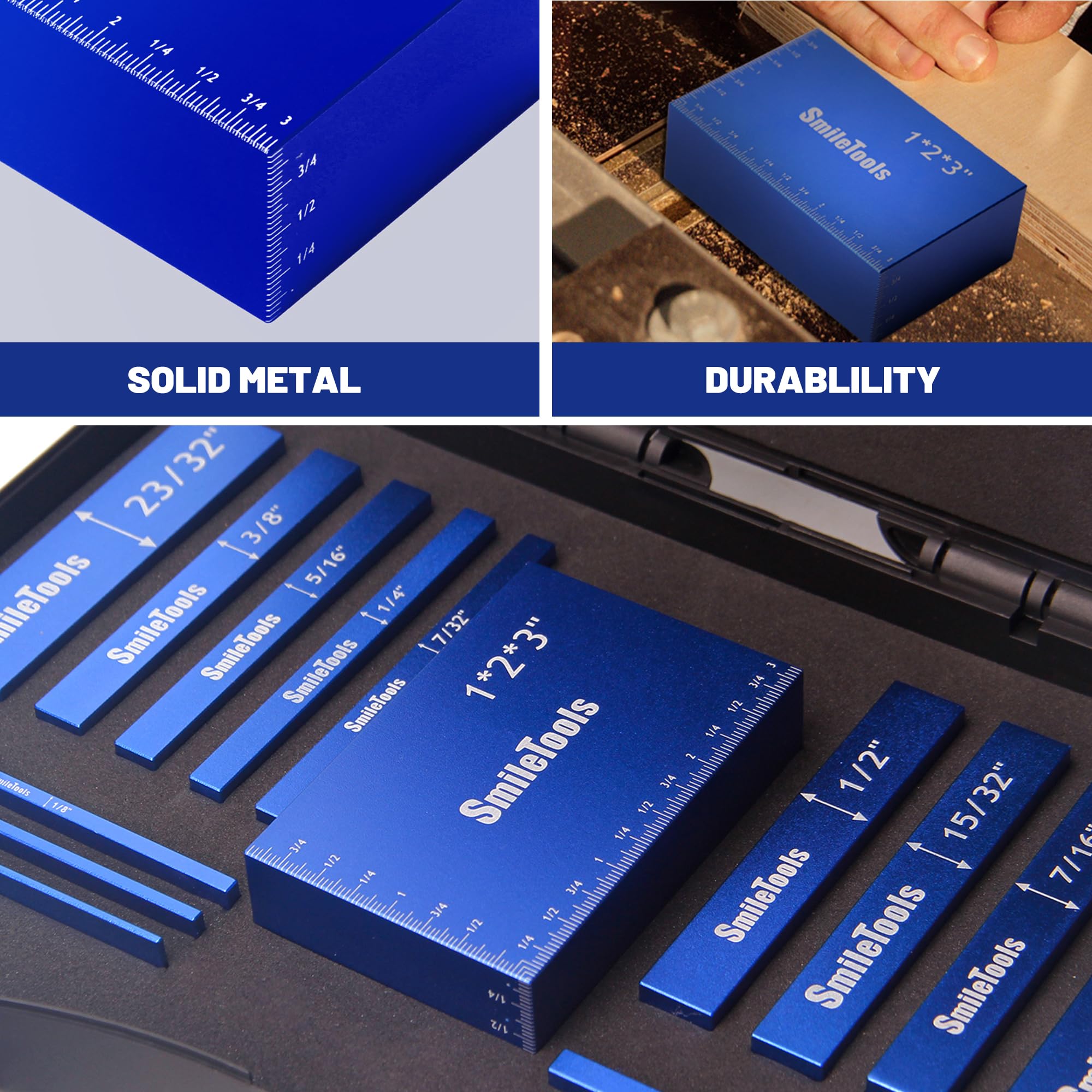Woodworking Height Blocks - Precision Measurement Tools -4 Woodworking Height Blocks - Precision Measurement Tools -4