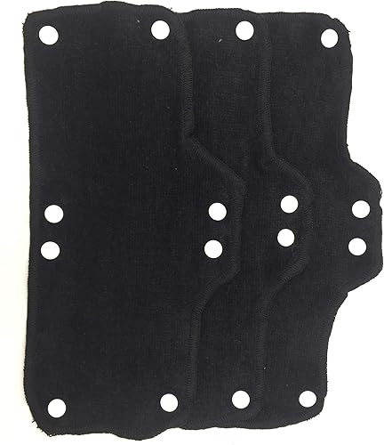 Banda para el sudor negra para casco de terciopelo lavable, forro de algodón de rizo NAEE a presión (3)