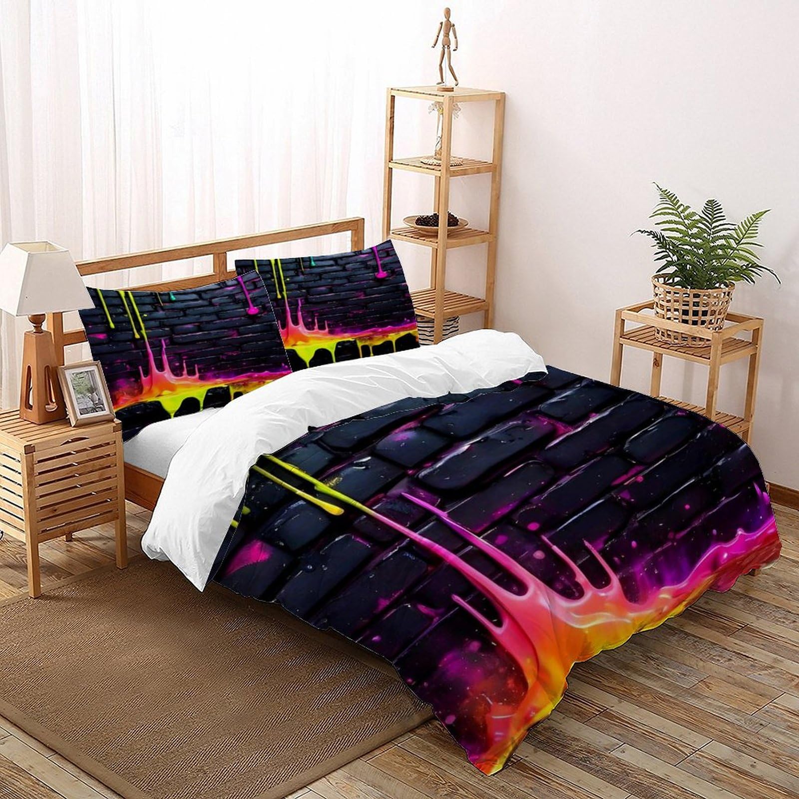 Parure de lit Magma 200x200 cm pour en finir avec le linge de lit terne