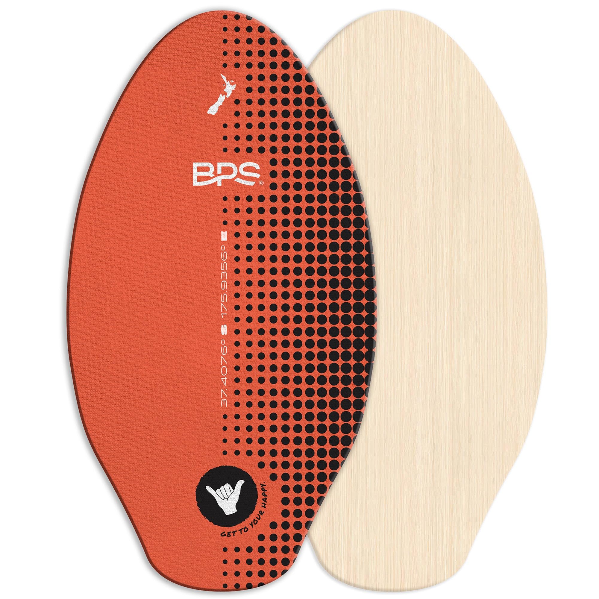 BPS 'Shaka' 35-Inch Skimboard, Ver. 2 - (Orange)