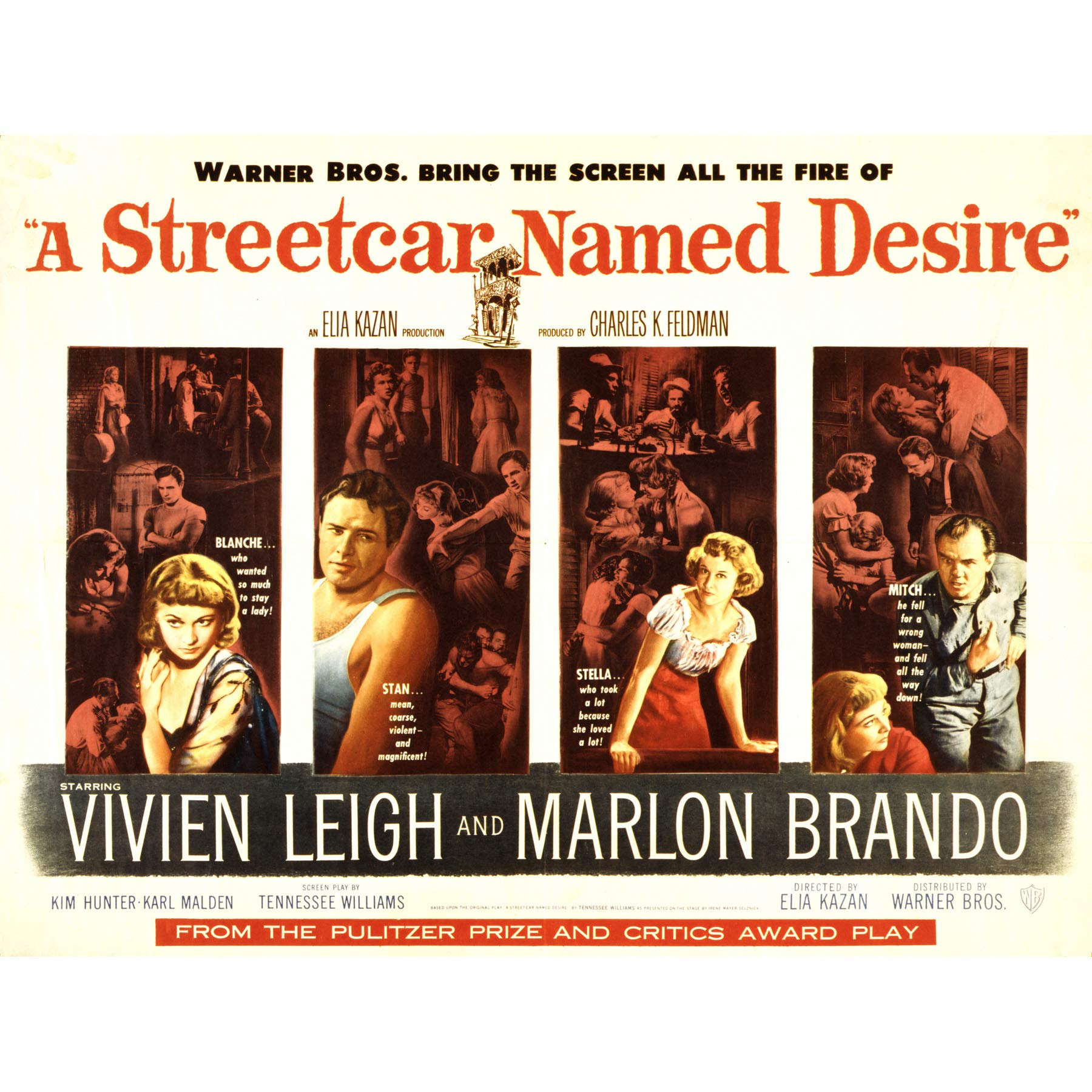 Wee Blue Coo Advertising Movie Film Streetcar Named Desire Leigh Brando Williams 30X40 Cms Fine Art Print Art Poster Bb7595