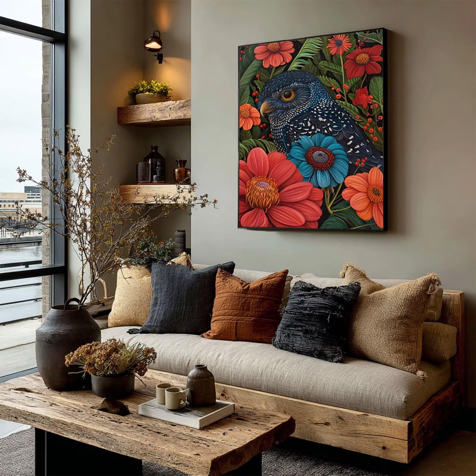 Bird Diamond Painting 100x135cm, DIY Diamond Painting Kit Completo, V-5119