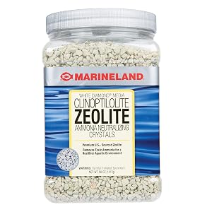 Marineland White Diamond 50 Ounces Removes Toxic Ammonia Aquarium Filter Media