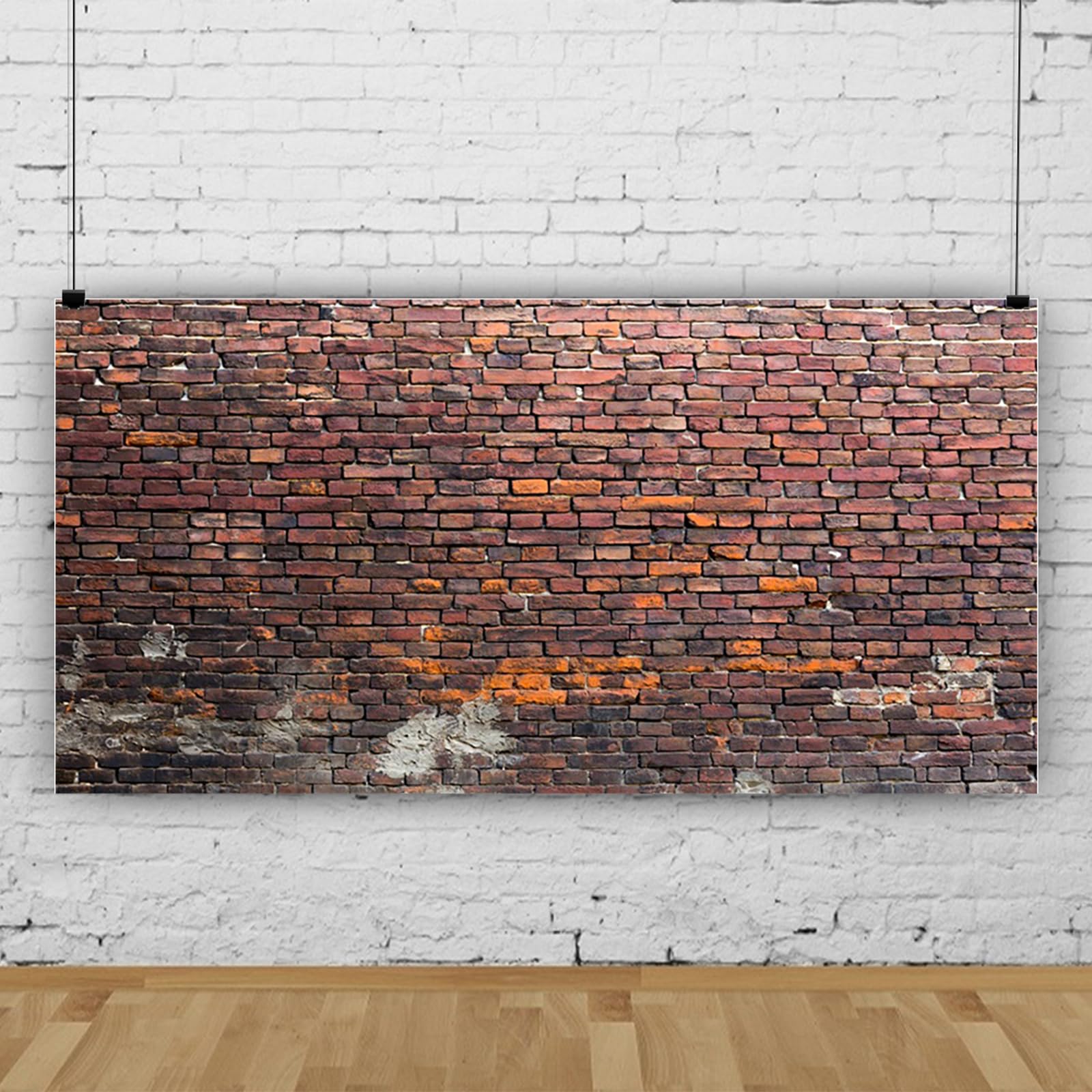 YongFoto 4x2m Vinilo Fondos Fotograficos Envejecido Sucio Ladrillo Pared Weathered Texture Fondos para Fotografia Fiesta Niños Boby Boda Adulto Retrato Personal Estudio Fotográfico Accesorios
