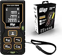 WAP Trena Digital a Laser TLP 40, Tela LCD e Desligamento Automático, 40 Metros, Resistente à Água e Impactos Baixos