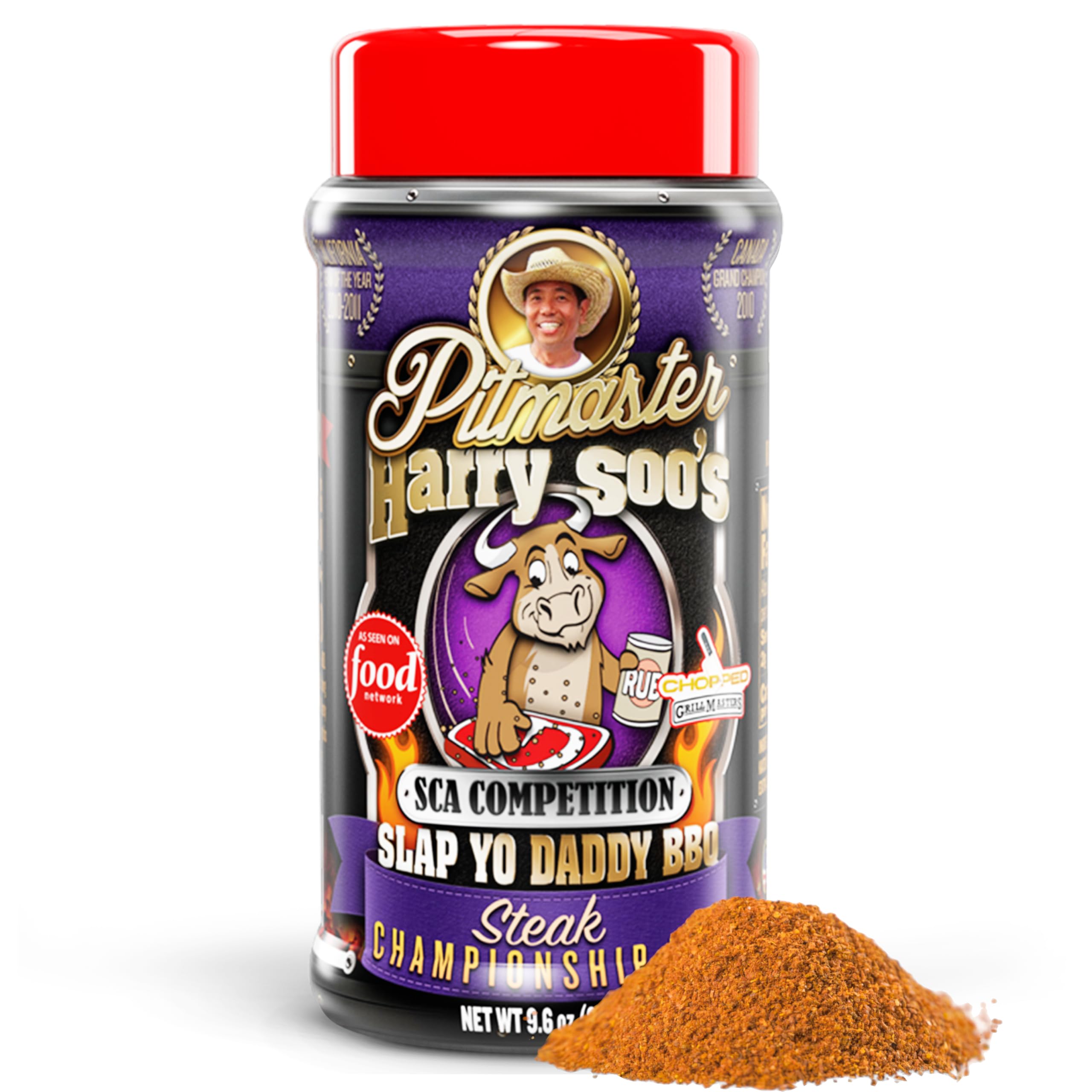 Slap Yo Daddy BBQ Rub Seasoning, SCA Competition Steak - Championship Steak Seasoning From Pitmaster Harry Soo – Savory Prime Rib Rub – No MSG,