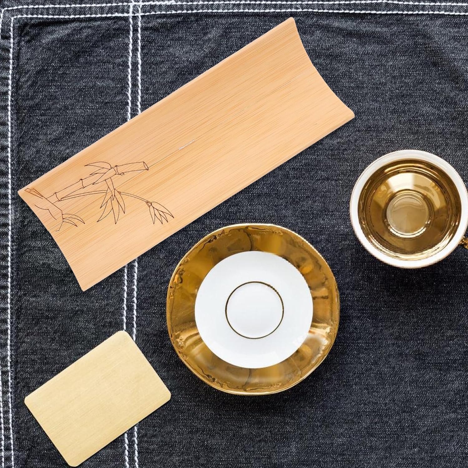竹製花器セット（黒・ベージュ・茶色）、竹製のおしぼりおき 竹製花器セット（黒・ベージュ・茶色）、竹製のおしぼりおき お絞り
