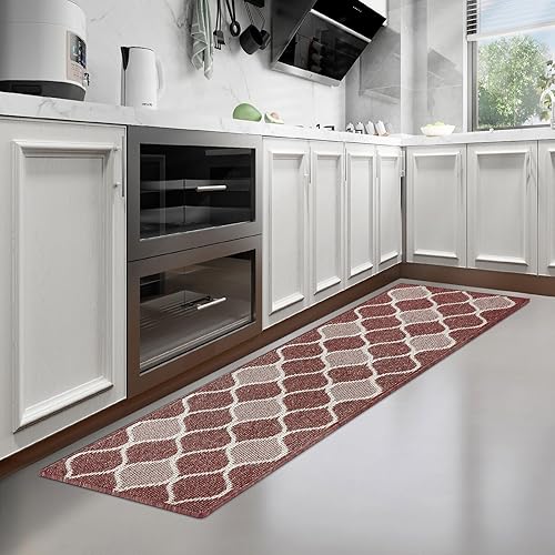 Miniatura 10 de Villsure Kitchen Rugs and MatsNon Skid Kitchen Runner Rug Absorbent Resist Dirt Kitchen Floor Mat Comfort Standing Mat Made of 100 Polypropylene