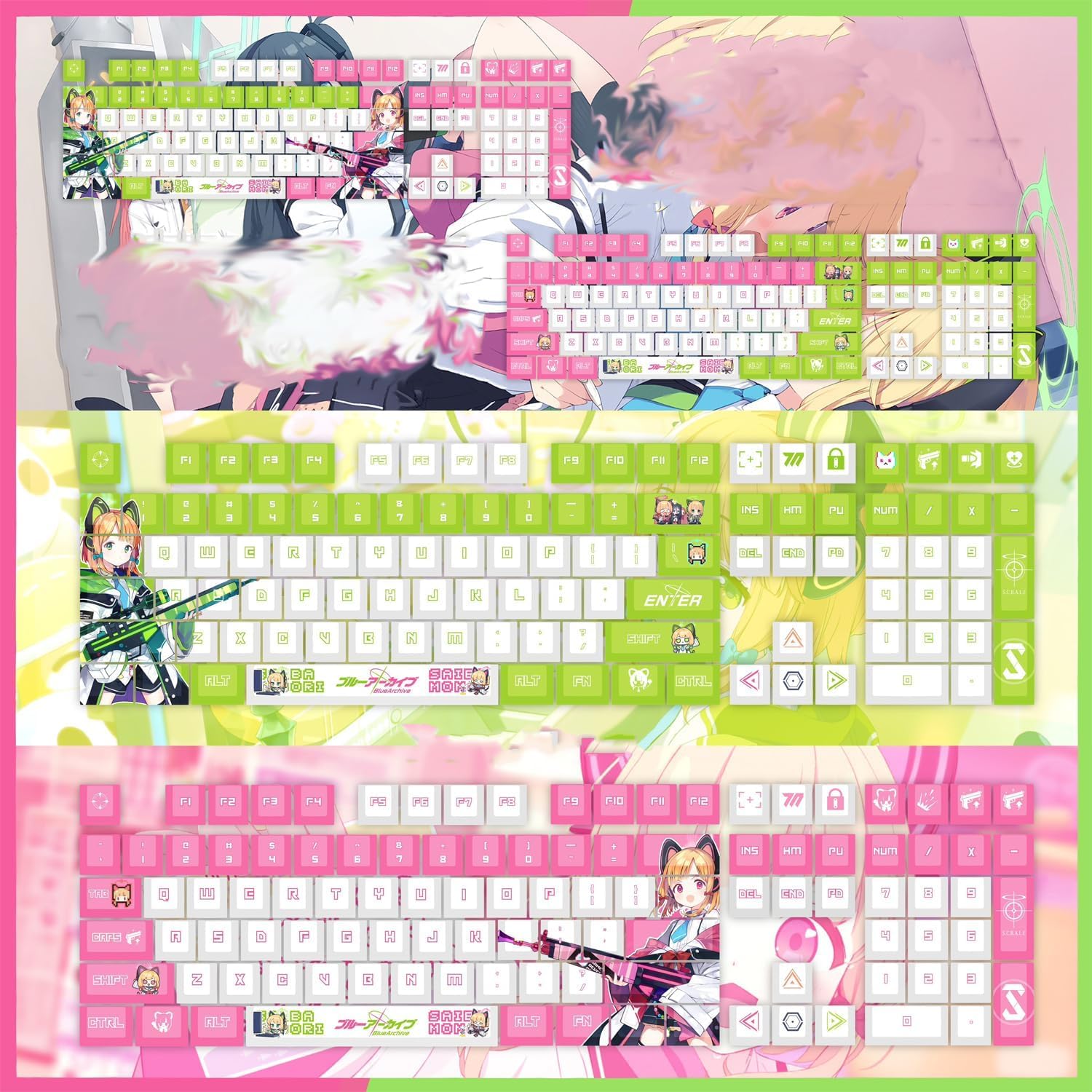 ブルアカ モモイ ミドリ キーキャップ ブルアカ モモイ ミドリ キーキャップ - メルカリ