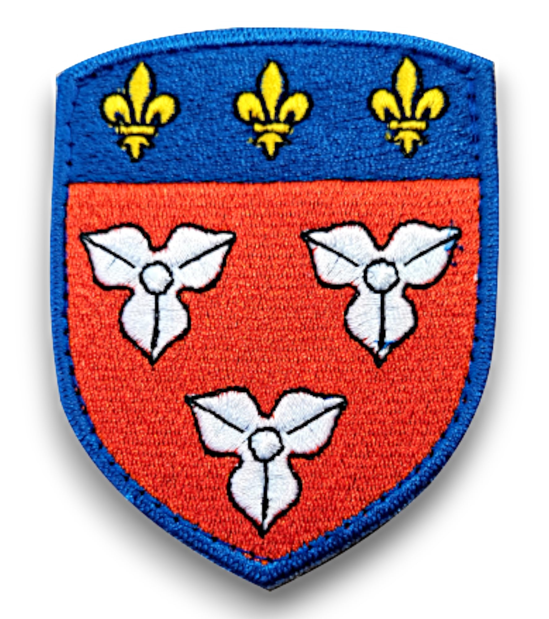 Ecusson de Jeanne d'Arc brodé, la pucelle d'Orléans