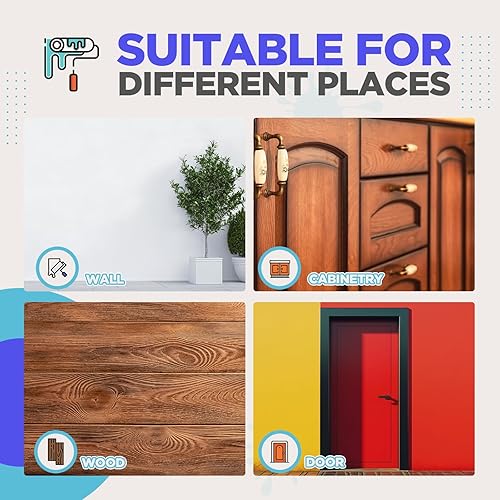 Miniatura 6 de Leumoi 4 rodillos de pintura de espuma de 9 pulgadas con kit de marco de rodillo, cubiertas de rodillo de pintura de espuma de alta densidad para