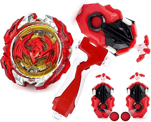 Miniatura 30 de Bay Burst Blades for 8-12 B-184 - Juego de lanzador para juegos B-180 Dynamite Belial.Nx.Vn-2 Bey Battling Tops Burst Left Right Launcher Grip Play
